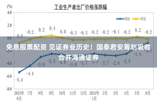 免息股票配资 见证券业历史！国泰君安筹划吸收合并海通证券