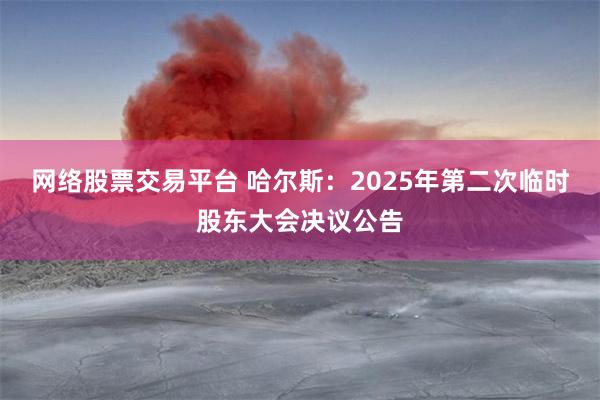 网络股票交易平台 哈尔斯：2025年第二次临时股东大会决议公告